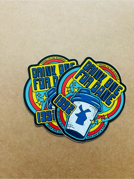 Dutch Bros Other - Dutch Bros Collector Sticker Drink One for Dane set of 2